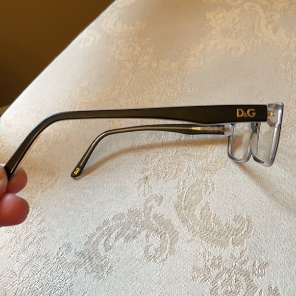 Dolce & Gabbana D & G black/clear prescription frames in EUC - Picture 3 of 13